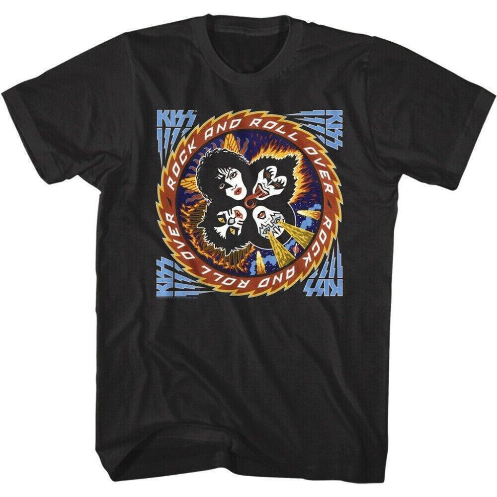 Kiss Rock Roll Over Music T Shirt Classic Rock Band Graphic Fan Tee 159